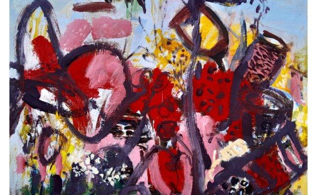 bush floral abstract art
